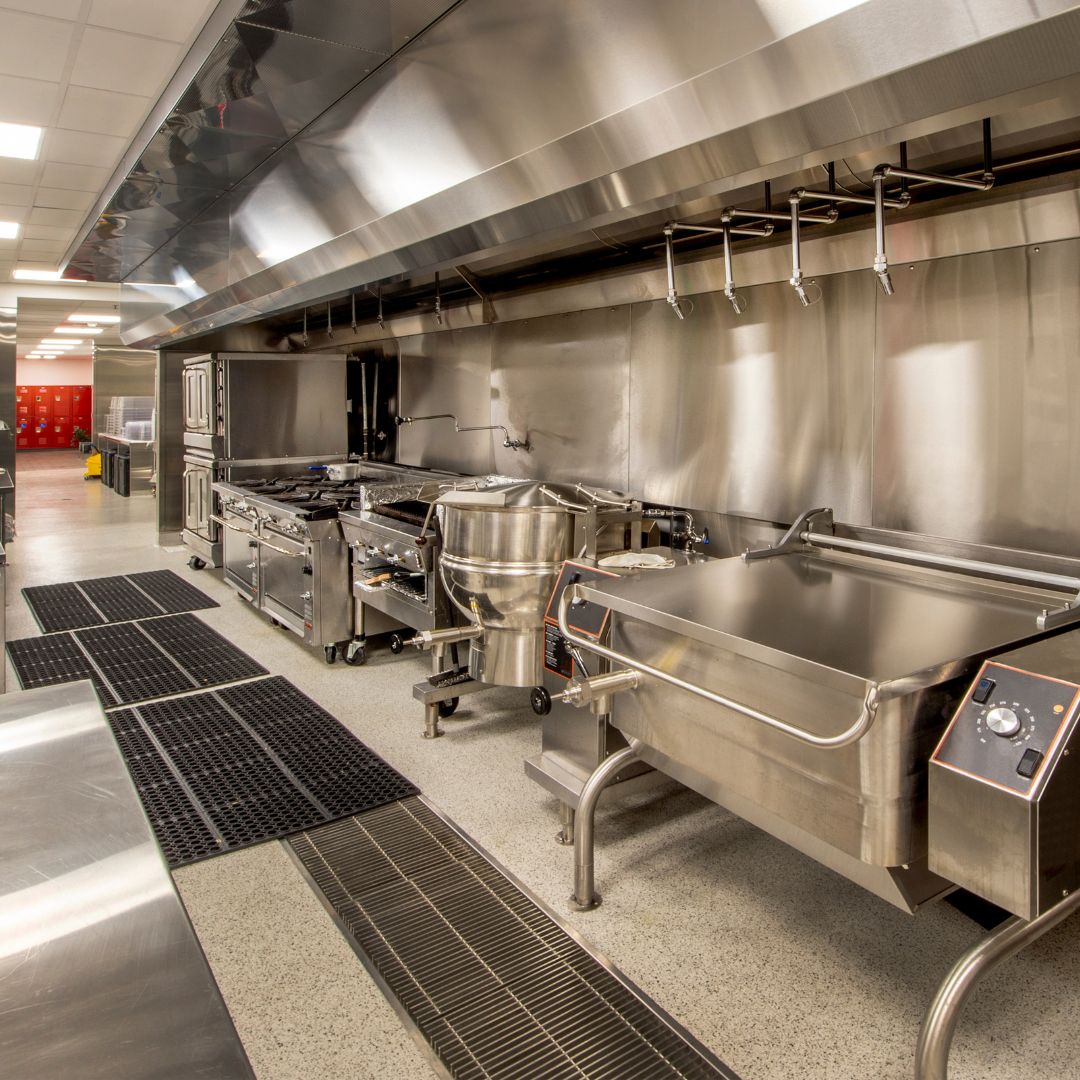commercial stainless steel kitchen